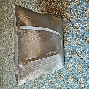 Bath & Body Works LIMITED EDITION Metallic Tote Bag